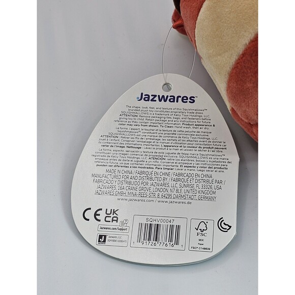 Squishmallows Kellytoy Mead the Apple Cider Latte Fall Harvest Squad 7.5in NWT - Picture 4 of 5